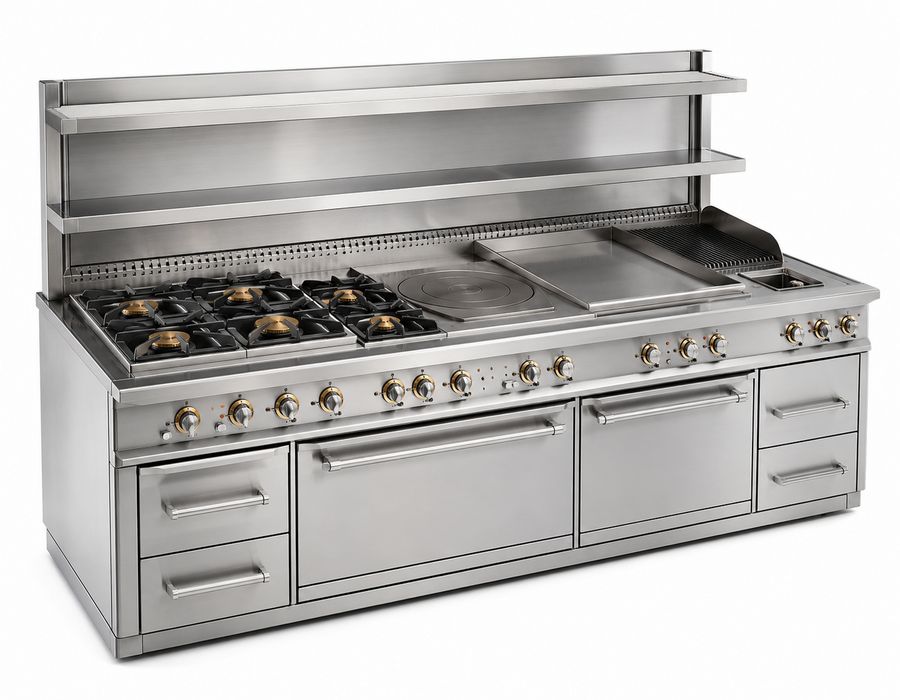 Fourneau professionnel sur mesure